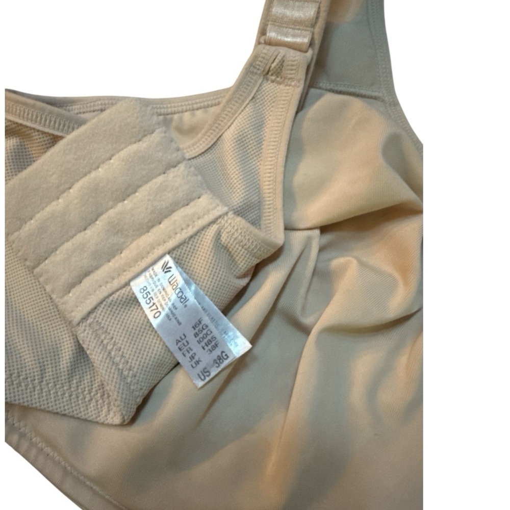 Wacoal Simone High Impact Sport underwire bra sand 855170 38G EXCELLENT - Picture 4 of 4